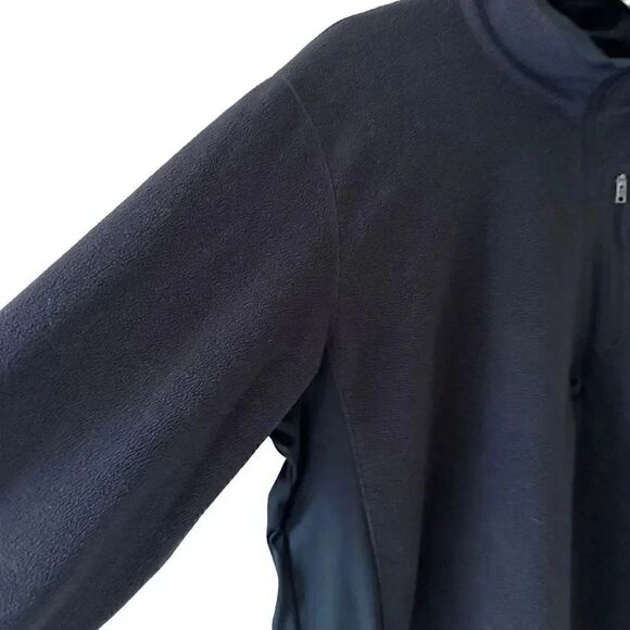 Columbia Fleece Men's 1/2 Zip Long Sleeves Solid Black  Shirt SZ XL #1857 - Picture 4 of 9